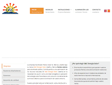 Tablet Screenshot of gycsolar.com